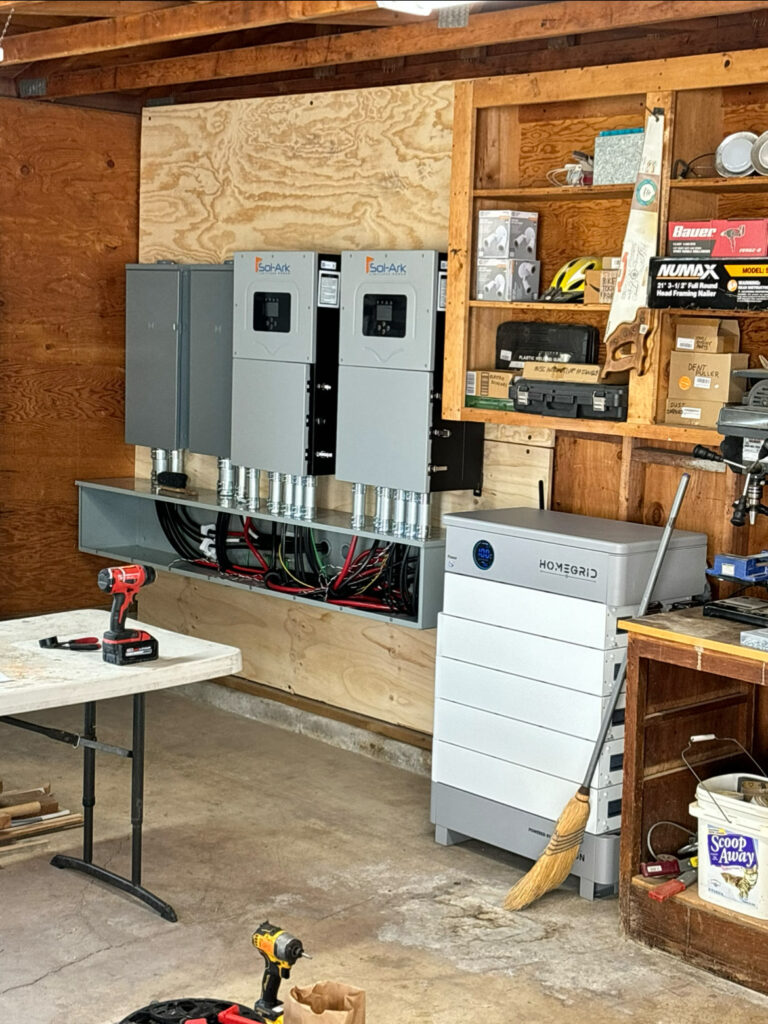 A room with many electrical boxes and cabinets