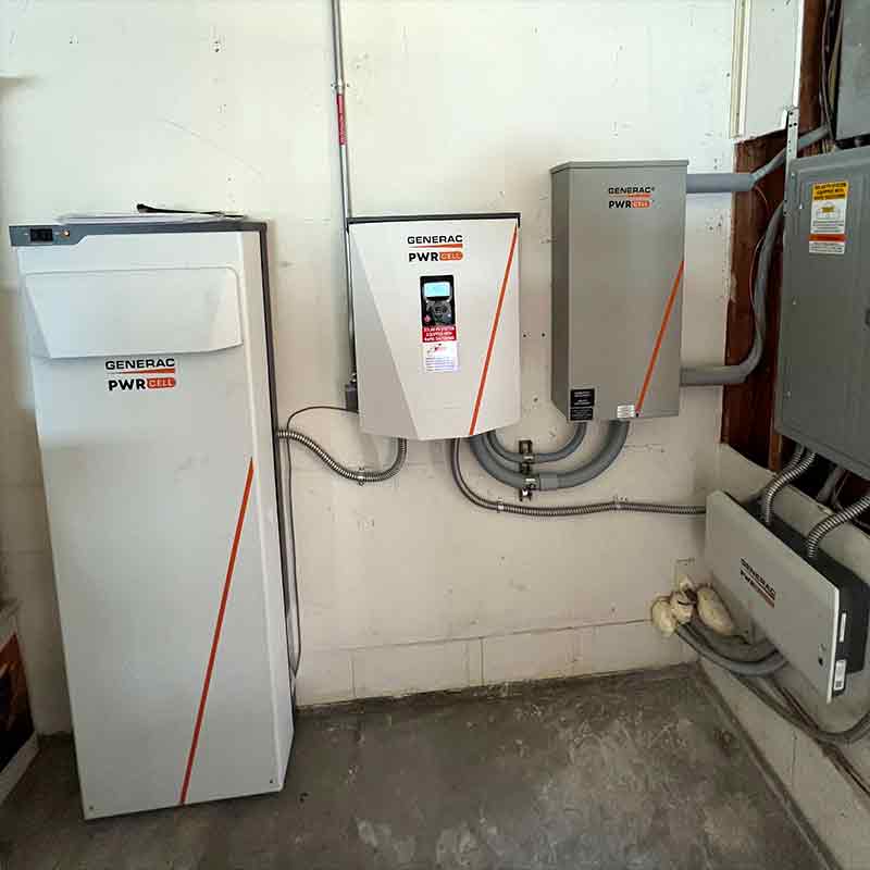 18 kWh Generac PowerCell battery backup installed in Medford Oregon