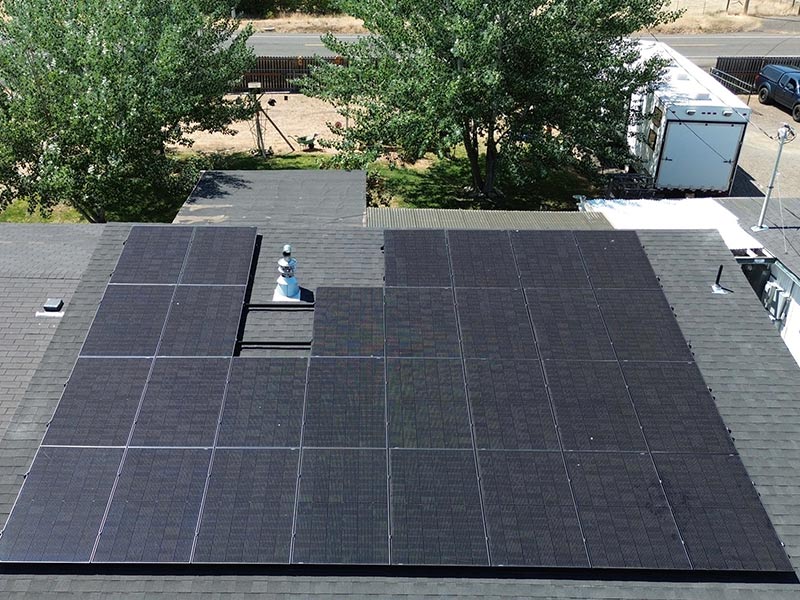 Roof Mount Solar Panels installed in White City Oregon