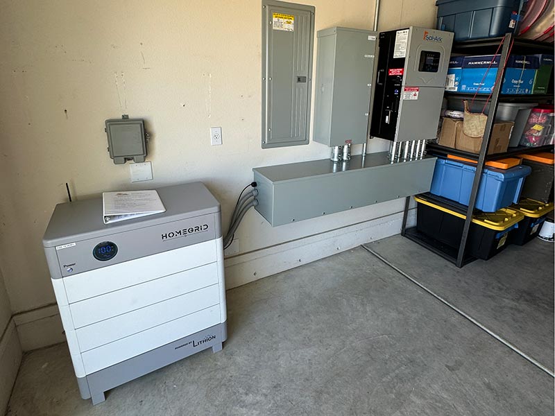 Whole-home battery backup system in Eagle Point Oregon
