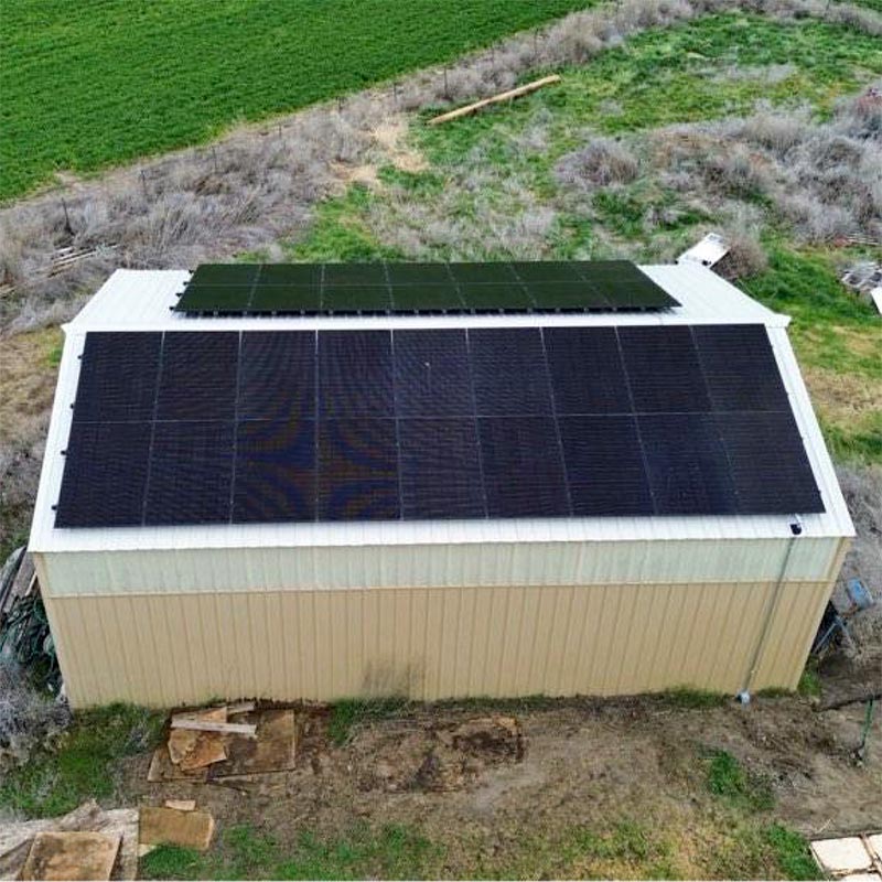 Klamath Falls 9.6 kW solar installation paired with Tesla Powerwall 3 backup battery